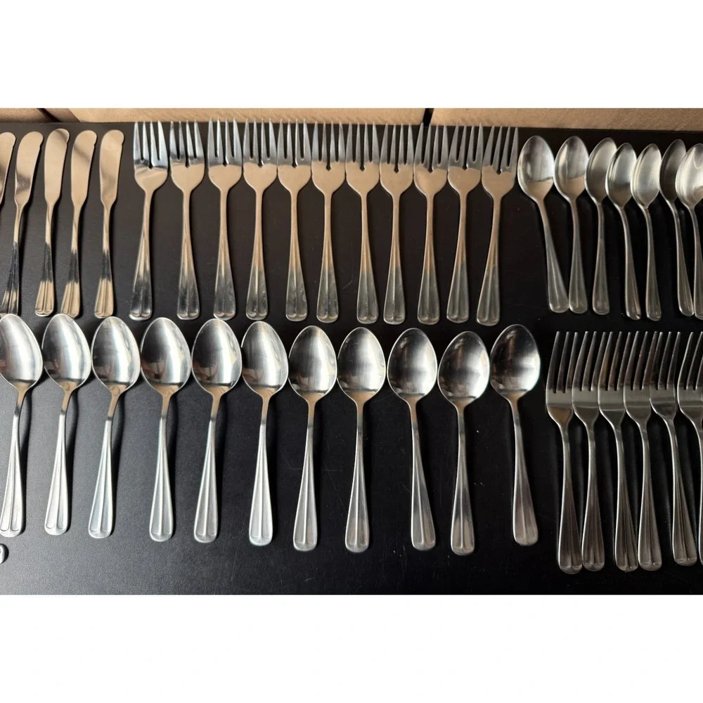 Lot‎ of 69 Pieces International Gran Royal Royale Stainless Flatware